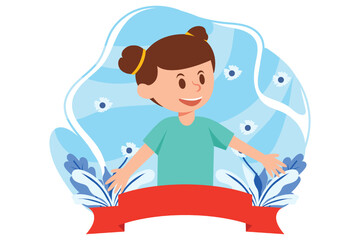 Children's Day Flat Design Illustration