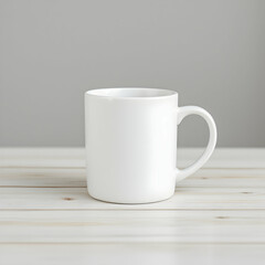 Fototapeta premium White Mug Mockup | Blank Mug Template for Custom Design Display