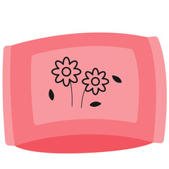 Flower seed bag icon