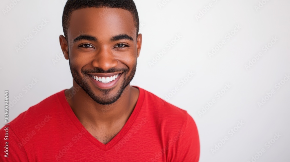 Wall mural The Smiling Young Man