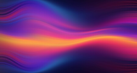 Obraz premium Vibrant abstract gradient waves