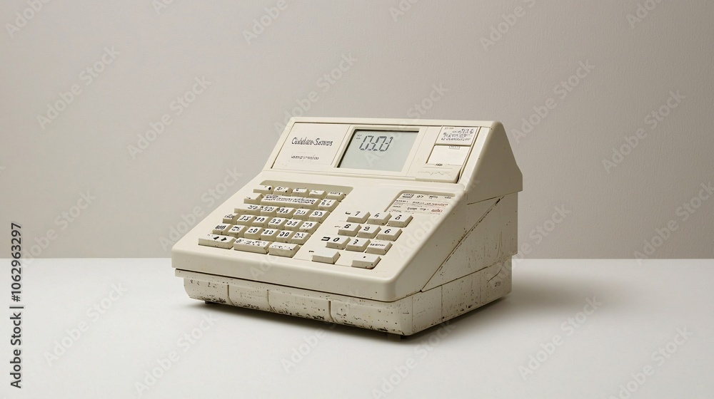 Poster a cash register display showing a discounted price, with a clean and modern design that includes cop