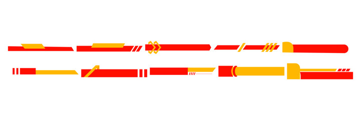 A versatile collection of footer elements featuring various layouts for navigation, social media, and copyright sections. Perfect for web designers and app developers seeking modern UI options.