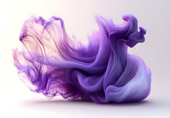 Colorful paint splashes isolated on a white background