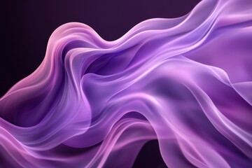 Obraz premium Ethereal flowing fabric in dreamlike minimalistic abstract design