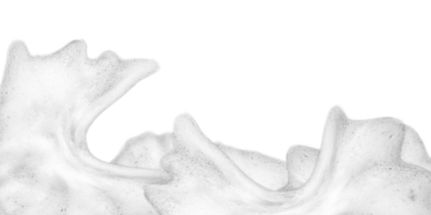 Splash white Soap foam and motion blur. Soft colorful bubbles isolated on transparent background with png