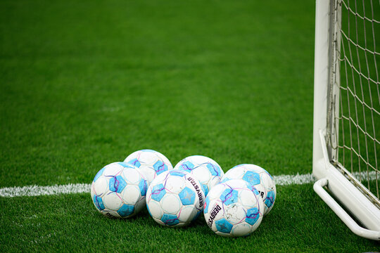 The football match of Bundesliga Borussia M&ouml;nchengladbach vs Werder Bremen at Borussia Park