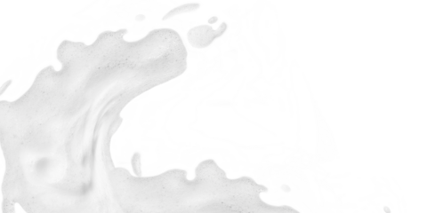 Splash white Soap foam and motion blur. Soft colorful bubbles isolated on transparent background with png