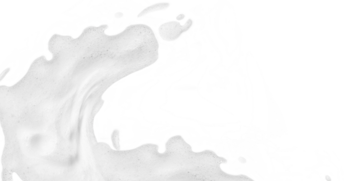 Splash white Soap foam and motion blur. Soft colorful bubbles isolated on transparent background with png