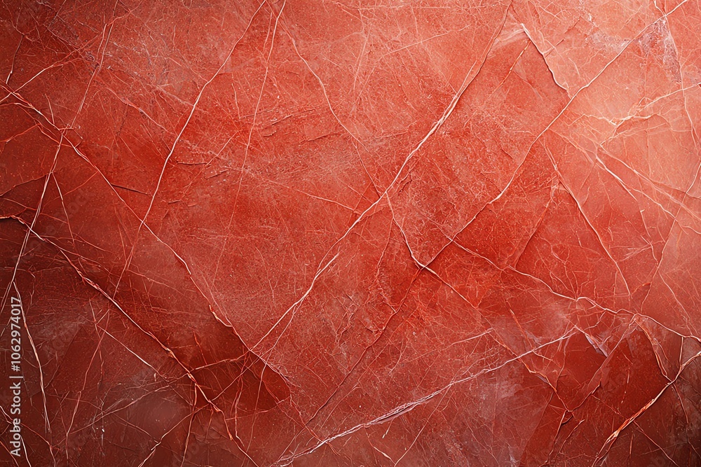 Poster high-resolution image of textured red marble surface, showcasing natural patterns and elegant tones 