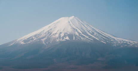 Fototapeta premium Mount Fuji from Kawaguchiko Lake, Yamanashi, Japan