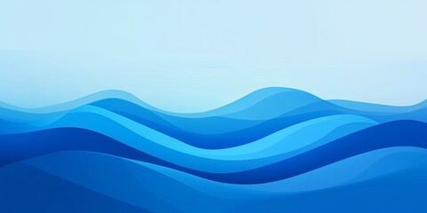 A calming blue background with gentle waves, perfect for use as a wallpaper, banner, or poster.