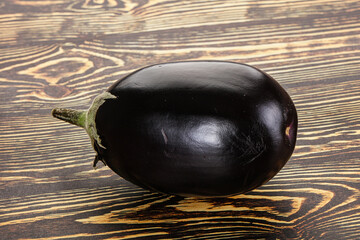 Ripe tasty natural organic eggplant