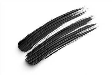 The brush strokes are black and white, creating a bold and dramatic effect