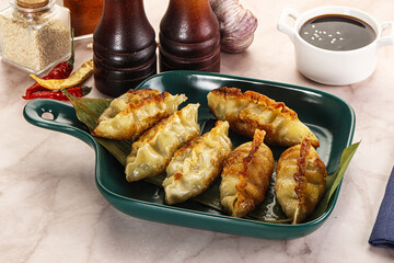 Fried Japanese stuffed dumplings - Gyoza