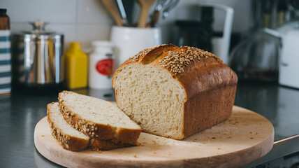 slice of bread on a plate