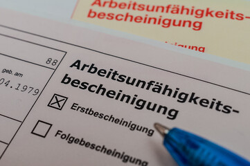 Krankenschein in Deutschland