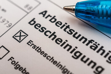 Krankenschein in Deutschland
