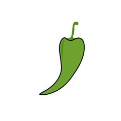 green hot chili pepper