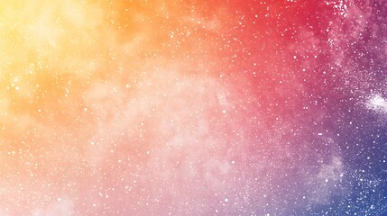 Fototapeta premium Abstract Background of Multicolored Sky with White Specks