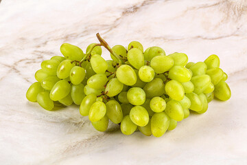 Green juicy sweet ripe Grape bunch
