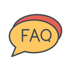 FAQ Section Vector Icon