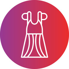 Summer Dress icon style