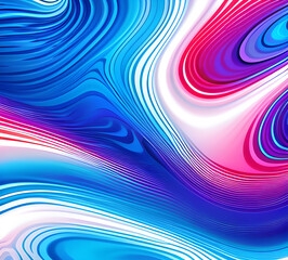 Obraz premium Blue and colorful wavy dynamic motion graphics. light motion shape curve. wavy banner template. background texture, neat cracks, 8k quality. generative ai 