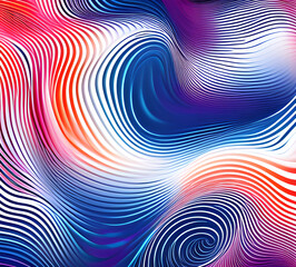 Blue and colorful wavy dynamic motion graphics. light motion shape curve. wavy banner template. background texture, neat cracks, 8k quality. generative ai	