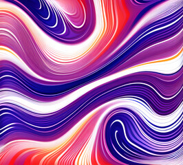 Obraz premium Blue and colorful wavy dynamic motion graphics. light motion shape curve. wavy banner template. background texture, neat cracks, 8k quality. generative ai 