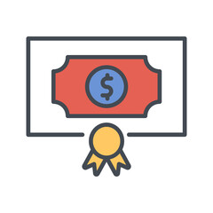 Money Prize Vector Icon