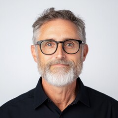 Obraz premium Middle-Aged Australian Man Portrait