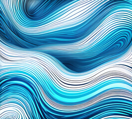 Fototapeta premium Blue and colorful wavy dynamic motion graphics. light motion shape curve. wavy banner template. background texture, neat cracks, 8k quality. generative ai 