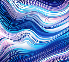 Blue and colorful wavy dynamic motion graphics. light motion shape curve. wavy banner template. background texture, neat cracks, 8k quality. generative ai	