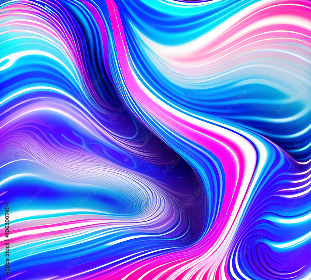 Poster blue and colorful wavy dynamic motion graphics. light motion shape curve. wavy banner template. back