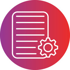 Page Setup icon style