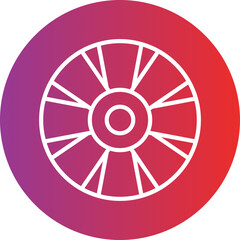 Fototapeta premium Color Circle icon style