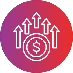 Obraz premium Profit icon style