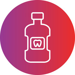 Mouthwash icon style