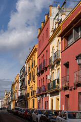 Triana District Houses In Seville, Spain