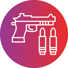 Gun icon style