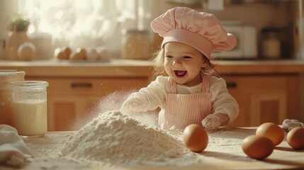 The Joyful Baking Child