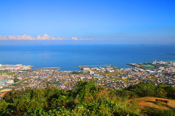 Obraz premium 具定展望台からの眺望（香川県・四国中央市）