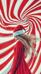 Contemplative portrait of Santa