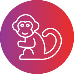 Monkey icon style