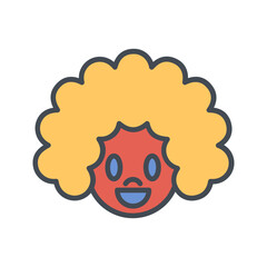 Clown Face Vector Icon