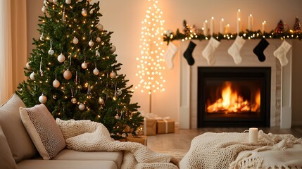 Cozy Christmas Living Room Decor