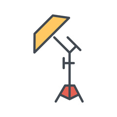 Photography Reflectors Vector Icon