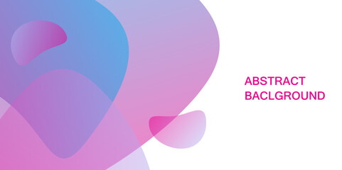 Abstract futuristic background design. White background in colorful shape. Abstract. Illustration. Vector. 