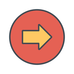 Right Arrow Vector Icon